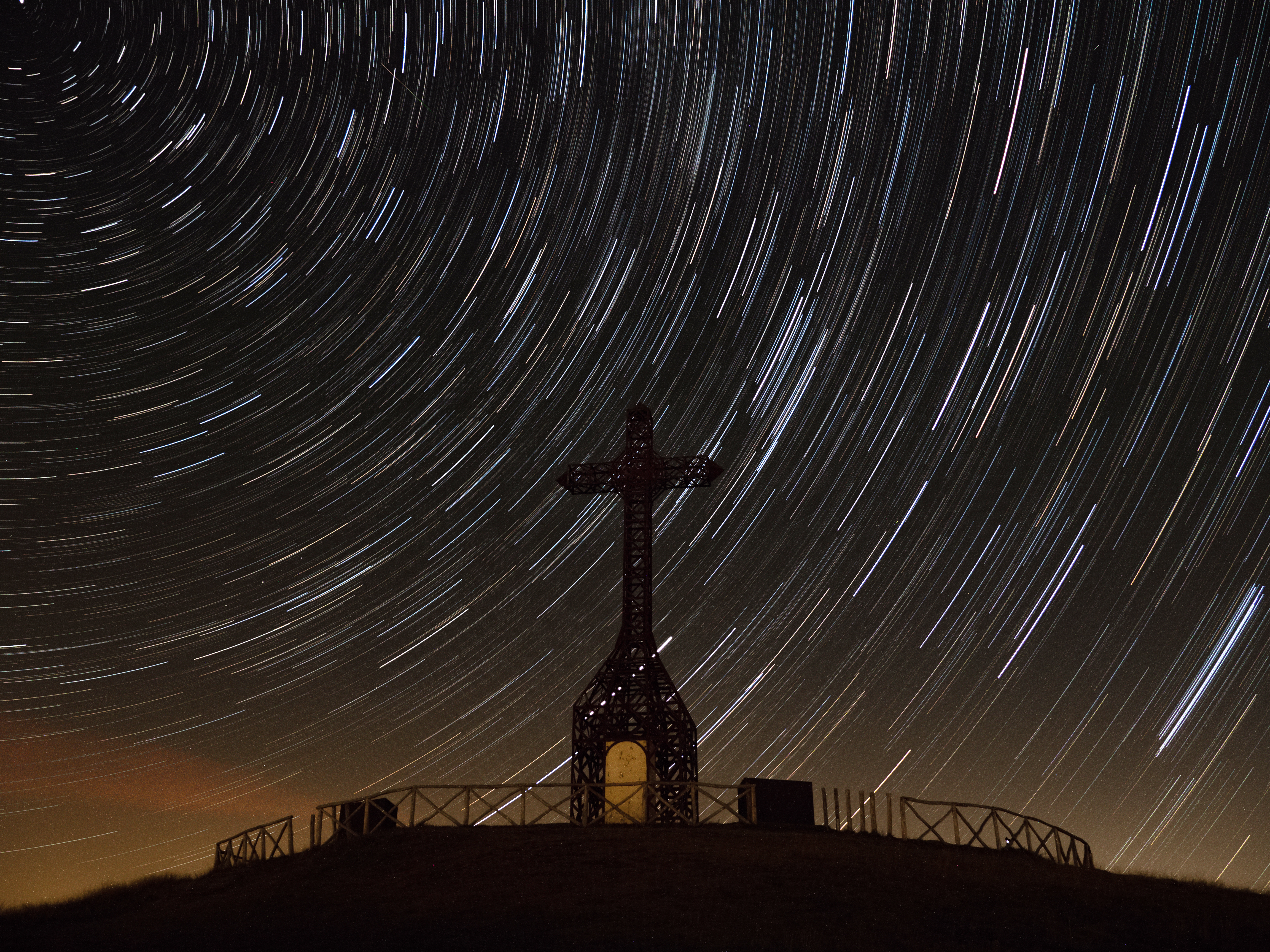 StarTrail Croce del Pratomagno